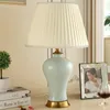 Table Lamps RONIN Modern Ceramics Lamp LED Nordic Creative Fashion Simple Bedside Desk Lights For Home Living Room Bedroom