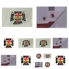 Bannerflaggen Ritter der Templerflagge Malta in hoc signo vinces Kreuzfahrer Christian Freimaurer 3x5 Fuß mit Tarnfunktion