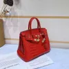 Spring Crocodile Girl Womens Berkkins Fashion Hand Large Bags Handbag Bag Totes Classic 2024 Shoulder Capacity Designer Held Totes Leather X942