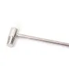 Hammer 1pcs Handle Mini Hammer Holzbearbeitung Nagel Puncher Metall Hammer / kleine Eisen Hammer Uhr Reparaturwerkzeug Notfallsicherheit Flucht Flucht