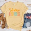 Dames T-shirt (Premium T-shirt) Nieuwe Hot Retro 1985 T-shirt Fashion Dames Summer T-shirt Leisure Round Neck Top T-shirtl2405