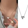 Colares de pingentes pequenos colar de gargantilha para mulheres para mulheres, cadeia de cores de prata pequena amor no pescoço jóias boêmias