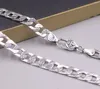 Kettingen Pure Solid S925 Sterling Silver Chain 8mm Verlangen naar unieke stoeprandschakel ketting 50 g 24inch