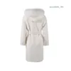 Trench femminili cappotto di moda Luxury Wool's Wool Masches Desiglle