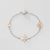 Bracelet de bijoux Swarovskis Designer Femmes de qualité Original Qualité Fashion Bangle Romantique Snowflake Invisible Boucle magnétique Crystal Bracelet octogonal