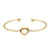 Géométrie Simplicity Love Cross Bracelet Open Rose Gold Hand Bijoux Bride Tribe Twist