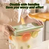 Waterflessen grote capaciteit koude ketel 4l sapkan met kraan in koelkast ijsdrank dispenser koelkast en