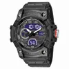 Smael Cool Watch Mens imperméable Night Glow Glow Outdoor Calendar Multifonctional Quartz Fangsheng Corloge