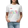 Polos femminile Crayon rotte Still Colour Citazioni ispiratrici T-Shirt Kawaii Casa da stampa animale per ragazze per ragazze T-Shirt