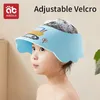Aibedila Cappello per la doccia per bambini regolabile Cappello per la protezione dell'orecchio impermeabile Cappello per la doccia per bambini Cappello per la cura del bambino 240506
