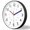 Klokken 1 pc 12inch Color Digital Children's Early Education Wall Clock, niet -kloppende stille stille klok, educatief leerspeelgoed, vleermuis