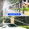 Upgrade 2024 Tragbares Automobilreinigungswerkzeug Hochdruck Sprinkler Wasserpistole Waschmaschinen Gartenwässerung Schlauchdüsenschaum Waschmaschine Neu