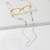 Ойки Цепи Женщины Акриловые кристаллические очки цепь против фальсификации очков для модных солнцезащитных очков