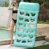 Acqua all'aperto Acqua gonfiabile mobile a letto con piscina per dormire materasso ad aria da piscina per estate 240506