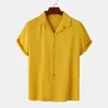 Männer lässig Shirts Klassische Klassiker Festkörper-Turnhalterstile Top bequemes Hemd männlich für Urlaub