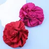 Spettame 11 cm fiore rosa elegante in tessuto con fibbia per fibbia per fibbia per piante di abbigliamento di moda per le donne corsagi