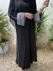 エスニック服のファッションの花印刷イスラム教徒のドレスベルトローブアバヤ女性フルレングスアウターウェア崇拝サービスWY1986
