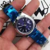 Designer Watch Reloj Uhren AAA Automatische mechanische Uhr Lao Jia Damen Zahn Blue Night Glow Vollautomatische mechanische Uhr Hmens Uhr