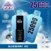 Оригинал Bang 25000 Puffs Ondayable Vape Pen 25K Puff Vape Fumot 23+23 мл Предварительные картриджи Pod 650MAH Перезарядимый аккумулятор