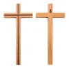 Decor Handmade houten voor Cross Christus Ornamenten Wall Hanging Tafel voor Cross for Home Altar Chapel Church Decor Christian Gift B03E