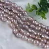 Chains High Quality 11-13mm White Purple Pink Edison Pearls Natural Freshwater Loose Pearl