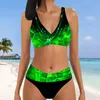 Costumi da bagno femminile di alta qualità in costume da bagno a 2 pezzi set normale stampato 3D Sports Beach Vacation S-5XL