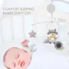 Baby Sidewinder Baby Toy Stand Rotating Moving Bed Ring Music Box 0-12 Months born Baby Toy Sidewinder Stand 240506