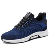 Scarpe da corsa bianche grigie uomini sneaker allenatori traspiranti sport tennis