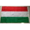 Accessoires geborduurd genaaid Hongarije vlag Hongaarse nationale vlag Wereldland vlag Banner Oxford Fabric Nylon 3x5ft