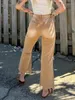 Jeans Bell Bottom Womens Classic Pantalones de jeans con jeans con cintura alta con jeans rasgados Pantalones de mezclilla 240506