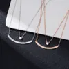 Jóias de designer de colar de swarovskis mulheres originais de qualidade de luxo de luxo com camada dupla de diamante de diamante único sorriso de colar de colar sorridente de colarinho de colar