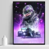 Stitch New Full Drill Square/Round Diamond Painting F1 Rennwagen Formel Mercedes Champion Fahrer Bild Lewis Hamilton Mosaikdekoration