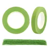 Декоративные цветы зеленые цветочные компоненты гибкие DIY 2Rolls ленты 200 шт.