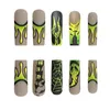 Faux Nails 24pcs Grn Witch Castle Fale Nails Hallown Series Long Coffin Acrylique Nail Art Patch complet Presse détachable Presse sur les pointes de l'ongle T240507