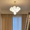 Lampadari decorazioni mini minimalisti a base di vetro a ciondolo a ciondolo per soggiorno vivente camera da letto lampada da letto per la casa lampadario per la casa