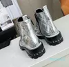 Designer Luxury Boots Boots Classic Lady Coco Coco Coco Bottises Moto-Motorcycle de mode