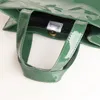 패션 스타일 젤리 핸드백 여성 친환경 꽃 토트 쇼핑백 재사용 가능한 방수 PVC 어깨 구매자 가방 240506