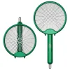 Zappers Mosquito Electric Swatter Svampie ricaricabile per la casa ricaricabile per le zanzare killer artefatto a quattroinone litio fly bug zappers zappers