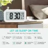 Relógios LED Digital Clock Digital Backlight Data Data Time Calendário Desktop Multifunction Backlight Electronlight Table Relógio