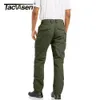 Tacvasen Multi-карманы Rip-Stops Cargo Banns Mens Work Brousers