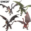 Autres jouets ungh dragon figures Science fiction sauvage Flying Magic Dinosaur Modèle PVC Action Caractère Childrens Series Toysl240502