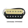 Accessoires Fleor 1PC Zebra Electric Guitar Pickup Double Coil Alnico 5 Humbucker Pickup Guitar Pièces, Neck ou Bridge Position