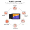 Yeni ELM327 WIFI PIC18F25K80 Tip Kod Okuyucu OBD 2 İOS Android ELM 327 V1.5 Wi-Fi ODB2 Teşhis Aracı için Otomatik Tarayıcı