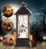 Houten straatlantaarn mooi kerst kandelaar kaarsen kaarsen huisdecoratie vlam licht voor kerstfeestje cadeau kerstman hanging2887510