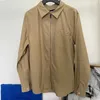 classic boyfriend polo shirt loose cotton Shirt Medium Length