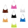 Fashion Ladies Jelly Bags Pvc Clear Bag Unterarme Taschen lässig Frauen Sommerhandtaschen Geldbeutel 240506