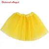 tutu Dress Baby Girls Tutu Skirts Kids Elastic Waist Pettiskirt Girl Princess Tulle Skirt 14 Colors Mini Skirts Children Clothing 0-8 Yrs d240507