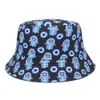 Chapeaux à bord large chapeau de seau 2024 chapeau de pêche imprimé vintage chapeau de pêcheur d'été chapeaux de seau réversible pour femmes hommes Hip Hop Hop Bucket C J240425