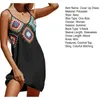 Vrouwen zomer sling vest jurk bohemia-stijl bikini bedek A-line haakhaak top sexy strandkleding zwem ups lady vestidos