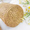 Vases Glass Rattan Flower Vase Decor Desktop Dried Arrangement Plant Home Dining Table Centerpiece